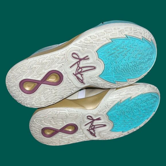 Nike Sue Bird X Kyrie Infinity EP Golden Tribute Turquoise Flight Club Size 5 - Picture 4 of 11